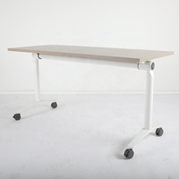 Bureau de conférence pliable contemporain en métal conforme aux normes ANSI/BIFMA pour le mobilier de bureau, l'hôtellerie, les écoles et l'usage domestique