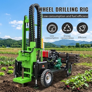 Machine de forage hydraulique très demandée pour puits d'eau, capacité 100m/200m, équipement de forage de sol et de puits d'eau - Product Image 4