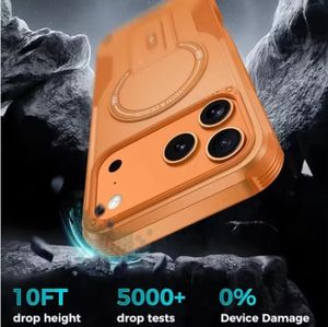 Funda de teléfono magnética de carga inalámbrica resistente a prueba de golpes para <span class=keywords><strong>iPhone</strong></span> 16 15 14 modelos <span class=keywords><strong>Pro</strong></span> <span class=keywords><strong>Max</strong></span> con función de soporte plegable - Product Image 3