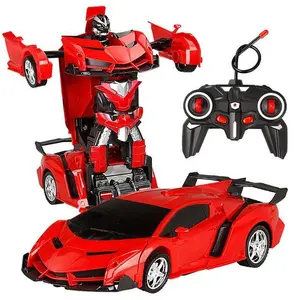 Kinderspiel zeug für Jungen Mädchen Verformung Roboter Fahrzeug Spielzeug für Kinder Fernbedienung Transforming Robot Cars für Kinder 8-13 Jahre