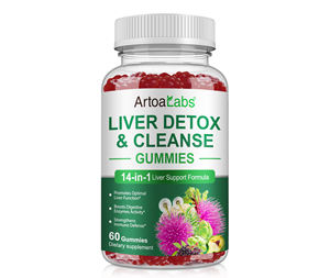ArtoaLabs susu organik Thistle Liver Detox membersihkan Gummies ekstrak Herbal suplemen untuk pertahanan kekebalan tubuh - Product Image 3