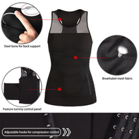 Débardeur de compression en forme de ventre pour hommes Chemises de compression pour hommes