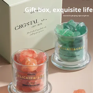 Difusor de aromaterapia orgánico hecho a mano 100% de gama alta, adorno de cristal de piedra, caja de regalo moderna en forma de corazón, fragancia de larga duración - Product Image 4