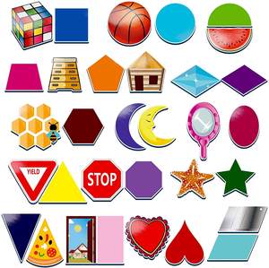 Lot de 32 aimants personnalisés, en forme d'arbre, avec des objets du monde réel - Product Image 1