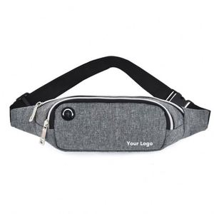 Sac de taille sport en tissu Oxford, sac banane pour téléphone portable, léger, imperméable et résistant à l'usure, sac de poitrine - Product Image 3