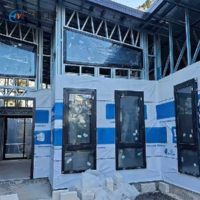 Fenêtres et portes modernes NFRC à rupture de pont thermique, insonorisées et anti-effraction, grandes fenêtres en aluminium pour maison, fenêtre à battant et à bascule