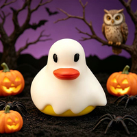 Jouets de bain en caoutchouc sur mesure de YINUO : Canard en caoutchouc fantôme d'Halloween, vente en gros directe d'usine