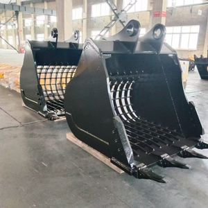 Excavadora de 10-18 toneladas Rock Bucket Skeleton Riddle Bucket Q345B HM400 Material Todas las marcas adecuadas - Product Image 2