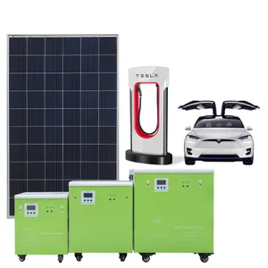10kw混合太阳能系统成套套件太阳能4kw 5kw 6kw带CE RoHS ISO