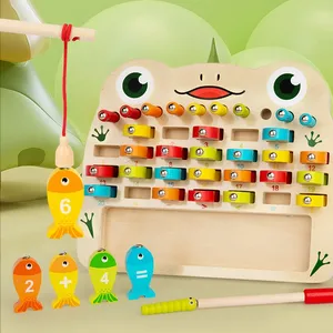 2025 nuevo juego magnético de madera para gatitos, pesca de insectos, juego interactivo cognitivo para jardín de infantes, juguete para bebés, caja de seguridad - Product Image 4