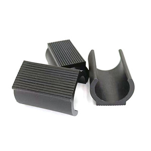 Plastic <b>Leg</b> Protection Pad U-Shaped Black Non-Slip For Office Chair <b>Table</b> Furniture Pads 19-22-25mm - Product Image 2