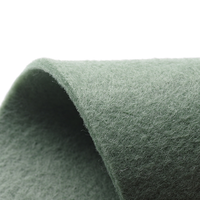 Fabricants de tapis rond 100% polyester, tissu non tissé à aiguilles pointue, pour les tapis de table et les tapis