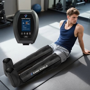 جهاز تدليك احترافي قابل لإعادة الشحن بـ 6 أكمام ضغط هوائية للساق لتحسين الدورة الدموية واسترداد اللياقة الرياضية - Product Image 1