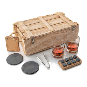 Cube de <span class=keywords><strong>whisky</strong></span> glace en <span class=keywords><strong>pierre</strong></span> naturelle, <span class=keywords><strong>pierre</strong></span> à savon naturelle et boîte en bois, coffret cadeau, granit avec lunettes, 1 pièce - Product Image 6