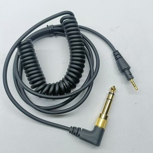<span class=keywords><strong>สาย</strong></span>สัญญาณเสียงแบบขดสำหรับ Pioneer HDJ-CUE1 X7 X7 S7 หูฟัง 90 องศามุมขวา<span class=keywords><strong>สาย</strong></span>ต่อขยาย 2.5 มม.3.5 มม.6.35 มม.อะแดปเตอร์ - Product Image 2