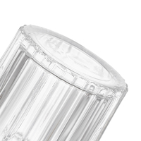 Bouteille diffuseur en verre transparent de luxe en gros avec bouchon aromatique unique pour diffuseur de parfum d'ambiance à bâtonnets