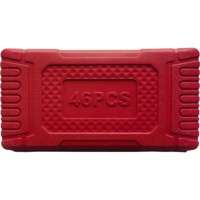 Ensemble d'outils de réparation automobile et domestique professionnel de 46 pièces, comprenant des meuleuses, des perceuses, des tournevis, des outils à main, un coffret rigide combiné