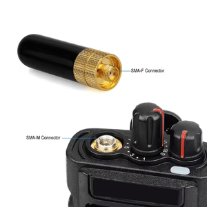 Antenne radio SRH805S Diamonds double bande courte 50cm 144/430MHz avec connecteurs SMA-mâle, SMA-femelle, BNC-mâle pour UV-5R, BF-888S, UV-9R - Product Image 4