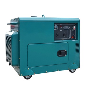 Xách tay 7kW tổng im lặng Máy phát điện diesel 3 pha cách âm 7.5 Kw Máy phát điện diesel - Product Image 1