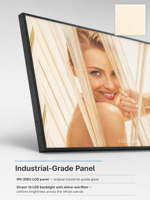 Layar Video Wall 4K 55 Inci Bezel Tipis 9.5mm, Android Wifi Display 1200 Nits, Monitor IPS LCD Industrial untuk Splicing