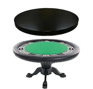 Mesa redonda personalizada de alta qualidade do póquer Mesa de pôquer 8 jogadores Mesa redonda profissional do póquer 52 polegadas