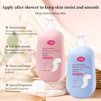 Lotion corporelle éclaircissante hydratante et blanchissante TWG Private Label, lotion corporelle douce et lisse, parfumée, à la niacinamide