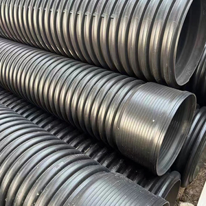 Polyethyle HDPE đôi SN8 500mm 600mm 700mm 800mm tường sóng pe100 200mm ống thoát nước dwc HDPE nhựa cống ống giá - Product Image 5