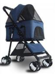 Evcil hayvan arabası ayrı taşınabilir katlanabilir köpek arabası küçük ve orta köpek yürüyüş kedi bebek çantası oyuncak kafes - Product Image 5