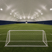 Dôme sportif multi-usages autoportant en PVDF, directement de l'usine, pour terrains de football, de tennis et de basketball intérieurs