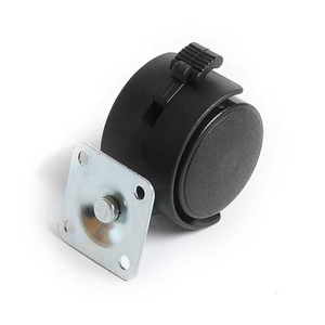 Móveis mais populares Rodízio PU Nylon 2 polegadas cadeira de escritório rodízios Rodas móveis de 360 graus com freio - Product Image 4
