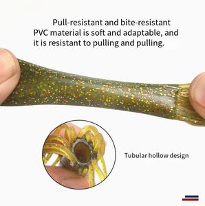 Aotuo Esche Artificiali Morbide a Tubo Cavo Galleggiante da 9,5 cm 6g, Realistiche a Forma <span class=keywords><strong>di</strong></span> Calamaro/Polpo, per la Pesca <span class=keywords><strong>di</strong></span> Spigole in Acqua Dolce e Salata - Vendita Calda - Product Image 2