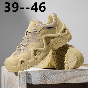 Fábrica personaliza nuevas botas marrones para exteriores, ultraligeras, impermeables, para entrenamiento en el desierto, de caña alta, China - Product Image 1