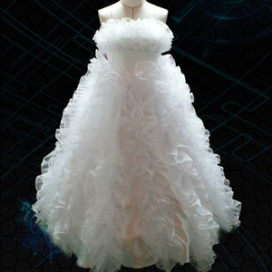 Costume de danse arabe sexy et tendance, robe de mariée LED, jupe longue LED, robe de soirée LED, vêtements de scène, robes pour filles - Product Image 1