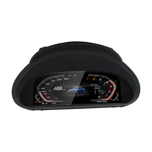 Tablero de Instrumentos Antirreflejo STWEI para <span class=keywords><strong>BMW</strong></span> Serie 3 <span class=keywords><strong>E46</strong></span> 1999-2004, Panel Android CARPLAY, Cabina Virtual, Tablero Digital LCD, Velocímetro - Product Image 1