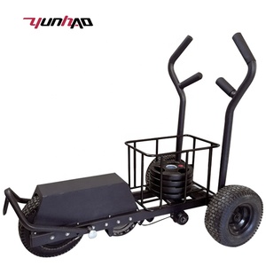 YunCheng - Trineo de Entrenamiento de Fuerza con Ruedas para Gimnasio en Casa, de Acero Comercial, para Empujar y Tirar, Modelo YC-TKC-003, Trineo YC-TKC-0 - Product Image 4