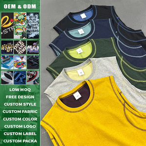Dual Color Rapid Dry Athletic Tank 245g Unisex Sleeveless Workout Gym Top Breathable Ultra Light High Performance Custom Sports - Product Image 3