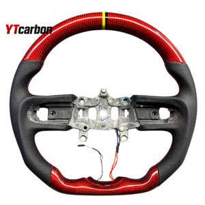 Ytcarbon พวงมาลัยคาร์บอนไฟเบอร์แท้สำหรับ B19 <span class=keywords><strong>SENTRA</strong></span> <span class=keywords><strong>Nismo</strong></span> jdm ชิ้นส่วนรถยนต์อุปกรณ์ตกแต่งภายในรถยนต์สไตล์การแข่ง - Product Image 2