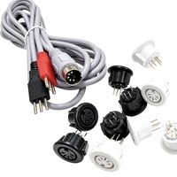Câble chauffant de remplacement, connecteur rond à 5 broches, fil pour accessoires d'appareil de massage électrique