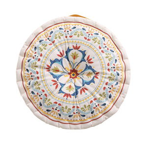 Vente en gros Coussin de sol bohème <span class=keywords><strong>pouf</strong></span> rond plissé fait main Yoga méditation tapis <span class=keywords><strong>pouf</strong></span> pour salon - Product Image 5