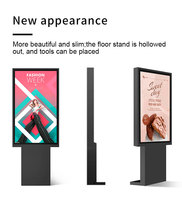 Kios Digital Berdiri Bebas 55 Inci IP67 Mini LED dengan Peredupan Lokal, Kecerahan Tinggi, Kontras Ultra Tinggi, dan SDK Poster Digital