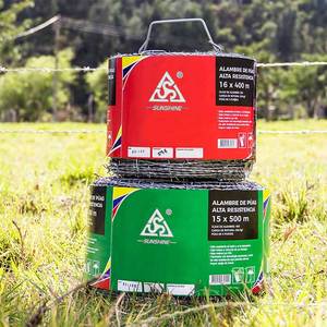 Galvanizado alambre de puas lowa ganadero 275M 350m 500m barb dây hàng rào mỗi cuộn với kích thước tùy chỉnh - Product Image 5