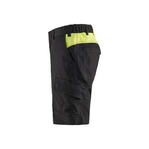 BLAKLADER - 144618329933C54 Industry <b>shorts</b> <b>stretch</b> Black/Yellow - EAN 7330509758465 <b>WORK</b> TROUSERS <b>WORK</b> <b>SHORTS</b> - Product Image 5
