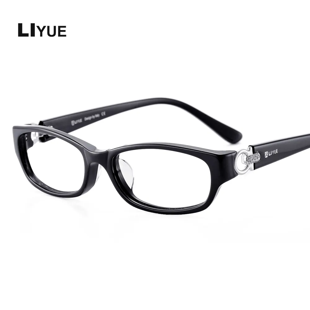 Acetaat Brillen Frame Voor Vrouwen Optische Clear Lens Leesbril Frame Brilmonturen Recept Bril Bijziendheid Eyewear