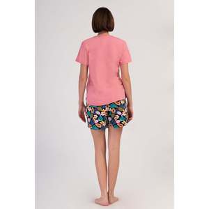 Traje de Chaqueta Ovalada de Manga Corta con Cuello Redondo para Mujer, Talla XXL - Product Image 1