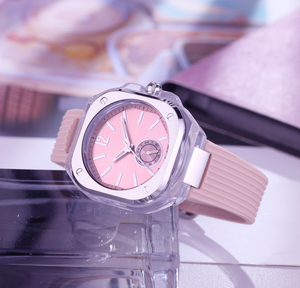 Bán Sỉ Thạch Anh Đồng Hồ Nhật Bản Phong Trào Đồng Hồ Thương Hiệu PC Trường Hợp Chống Nước Silicone Ban Nhạc Cho Unisex - Product Image 1