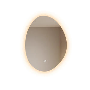 กระจกห้องน้ำอั<span class=keywords><strong>จ</strong></span>ฉริยะไฟ LED ติดผนังรูปทรงไม่สม่ำเสมอไม่ใช้กันฝ้าติดผนังสำหรับโรงแรมและใช้ในอพาร์ทเมนท์ - Product Image 6