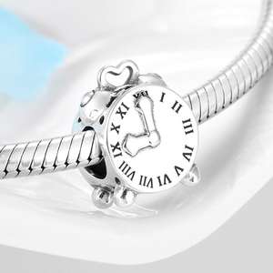 Perles rétro en émail pour Bracelets femmes, <span class=keywords><strong>bijoux</strong></span> en argent sterling 925, accessoires rétros, pour la télévision, vente en gros, en vrac - Product Image 2