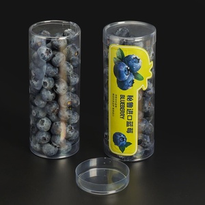 Grosir kotak tutup transparan daur ulang silinder plastik kustom wadah silinder kemasan peliharaan transparan - Product Image 5