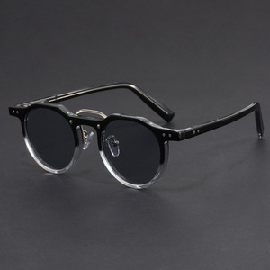 European American Street Popular Ins <strong>Sunglasses</strong> Latest Design <strong>Small</strong> Round Frame Fashionable Hip-hop <strong>Sunglasses</strong> - Product Image 2