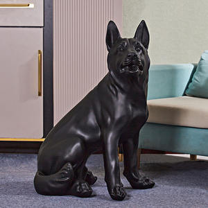 Statue commémorative d'ange pour chien, statue de <span class=keywords><strong>berger</strong></span> <span class=keywords><strong>allemand</strong></span>, figurine en résine d'animal, objet décoratif de collection pour la décoration de la maison <span class=keywords><strong>et</strong></span> du jardin - Product Image 3